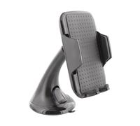 T'nB Support téléphone voiture Koda – Ventouse, Rotation 360°, Compatible jusqu'à 6 pouces, Noir