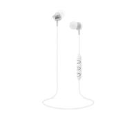 T 'Nb Steel.-.Casque Sans Fil Bluetooth Avec Microphone Intégré, Couleur Argent