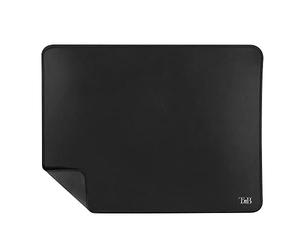 T’NB - Tapis De Souris pour Ordinateur, Mouse Pad, Surface en Microfibre Haute Performante, Base Anti-Dérapante en Caoutchouc, Surface Large Et Confortable, Finitions Premium, Bords Cousus - Noir