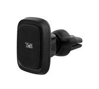 T’NB Vega, Support De Téléphone Magnétique pour Grille D’Aération, Aimant Puissant, Tout Téléphones, Qualité Optimale, Compact, Rotation 360 Degrés, Finition Premium Effet Carbone - Noir