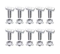 T Nuts and Bolts, Aluminum T Slot Kit, Fastener Screw Set with Adjustable Fit,track Hardware Set for Workbench Assembly, Door Mechanism, Solar Panel Mounting, Factory Equipment