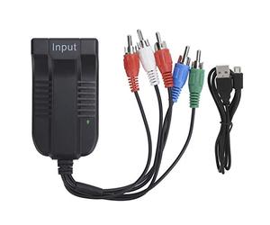 T opiky HDMI to YPBPR Audio Converter, RGB Component YPBPR Video R/L Audio to HDMI Converter Adapter,Support VHS, VCR, DVD Plug and Play
