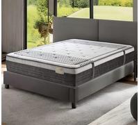 T-ORMU Matelas 150x190 Mémoire de Forme Premium - 27 cm Épaisseur - Matelas Ferme Orthopédique 7 Zones - Soulage Le Mal de Dos - Hypoallergénique Respirant - pour 2 Personnes