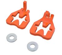 T Post Gate Hinges Set 2Pieces Accessoire En Acier De Jauge Lourde Avec 5/8 Pouces Posts Pour La Clôture Clôture Jardin À Usage Agricole