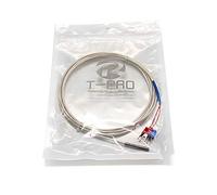 T-Pro RTD PT100 Système de capteurs de température Three-wire Sonde en acier inoxydable (4 × 30 mm) Range : -50 ℃ -200 ℃ 10Feet blanc