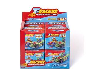 T-Racers Light Speed Car & Racer - Display 2x8 Box (V.0)