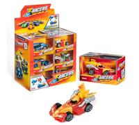 T-RACERS Mix 'N Race - Collection de 12 Voitures à Collectionner - Chaque Voiture démontable en Deux Parties avec pièces interchangeables - Collection 1/2