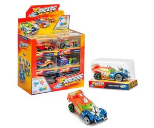T-Racers Mix 'N Race - Collection de 12 Voitures à Collectionner - Chaque Voiture démontable en Deux Parties avec pièces interchangeables - Collection 2 sur 2