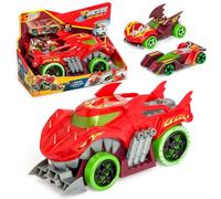 T-Racers Mix'N Race Lanceur Squad Dragon-Un Camion Dragon Qui se transforme en Lanceur.Comprend 2 Voitures T-Racers Exclusives, Zone de Lancement de véhicules et Une Zone pour Transporter 2 véhicules