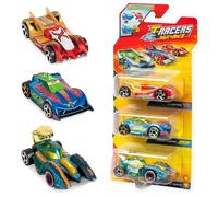 T-Racers Pack 3 Mix ´N Race - Pack de 3 Voitures à Collectionner. Chaque Voiture Peut être personnalisée en changeant, l’Avant, l’arrière ou Les Roues. Pack 8 sur 8