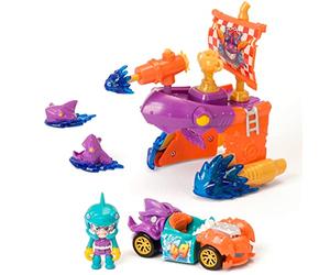T-Racers Pirate Shark PTRSD014IN20 Magic Box Toys Bateau Pirate avec 1 Pilote et 1 Voiture