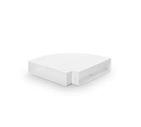 T-Rbh 1 Système 125 Breitkanalrohrbogen, Élément, Blanc