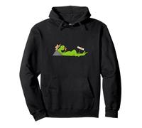 T-Relax, drôle et Mignon T-Rex Relaxant Dessin animé Dinosaure Jeu de Mots Sweat à Capuche