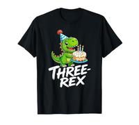 T-Rex Anniversaire Trois-Rex Dinosaure Troisième Mignon T-Shirt