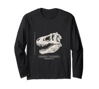 T-Rex Crâne Paléontologie Dinosaure Fossil Hunter Manche Longue