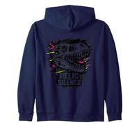 T-Rex Crâne Relic of Silence Dinosaure Fossil Squelette Sweat à Capuche