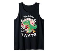 T-Rex Dinosaur Stealing Hearts and Blasting Farts Débardeur