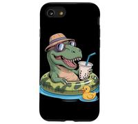 T-Rex Dinosaure Boba Perle Thé au Lait Tyrannosaurus Rex Coque pour iPhone SE (2020) / 7/8