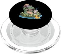 T-Rex Dinosaure Boba Perle Thé au Lait Tyrannosaurus Rex PopSockets PopGrip pour MagSafe