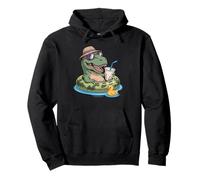T-Rex Dinosaure Boba Perle Thé au Lait Tyrannosaurus Rex Sweat à Capuche