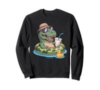T-Rex Dinosaure Boba Perle Thé au Lait Tyrannosaurus Rex Sweatshirt