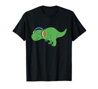 T-Rex Dinosaure Casque antibruit pour autisme T-Shirt