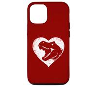 T-Rex Dinosaure Cœur Saint-Valentin Garçons Enfants Préhistoire Coque pour iPhone 12/12 Pro
