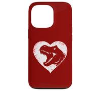 T-Rex Dinosaure Cœur Saint-Valentin Garçons Enfants Préhistoire Coque pour iPhone 13 Pro