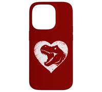 T-Rex Dinosaure Cœur Saint-Valentin Garçons Enfants Préhistoire Coque pour iPhone 14 Pro