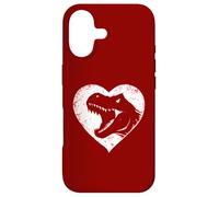 T-Rex Dinosaure Cœur Saint-Valentin Garçons Enfants Préhistoire Coque pour iPhone 17