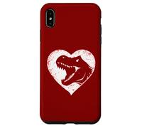 T-Rex Dinosaure Cœur Saint-Valentin Garçons Enfants Préhistoire Coque pour iPhone XS Max