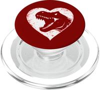 T-Rex Dinosaure Cœur Saint-Valentin Garçons Enfants Préhistoire PopSockets PopGrip pour MagSafe
