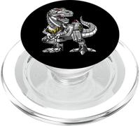 T-Rex Dinosaure Robot Science Fiction Enfants Garçons PopSockets PopGrip pour MagSafe