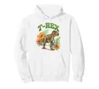 T Rex Groovy Floral Tyrannosaure Rex Aquarelle Boho T-Rex Sweat à Capuche