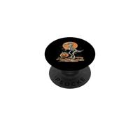 T-Rex Halloween Motif Squelette T-Rex drôle PopSockets PopGrip Adhésif