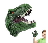 T Rex Hand Puppet- Realistic Dinosaur Soft Rubber Head Hand PuppetToy | Interactive Animal PuppetToy For Children, Storytelling, Playtime, Teaching Props, Classroom Activities, Role Play, Shows, Fun