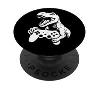 T Rex Manette de Jeu Graphique Dinosaure PopSockets PopGrip Adhésif