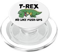 T-Rex n'aime Pas Les Pompes - Dino Punny Funny Workout PopSockets PopGrip pour MagSafe