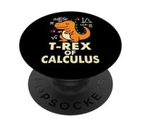 T-Rex of Calculus Drôle Mathématiques Dinosaure PopSockets PopGrip Adhésif