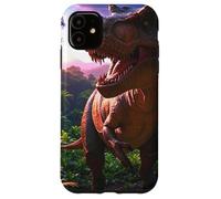 T-rex on the Hunt Dinosaure Coque pour iPhone 11