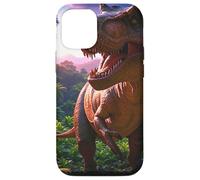 T-rex on the Hunt Dinosaure Coque pour iPhone 12/12 Pro