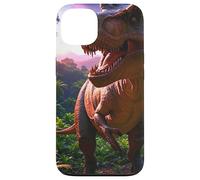 T-rex on the Hunt Dinosaure Coque pour iPhone 13