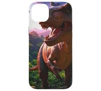 T-rex on the Hunt Dinosaure Coque pour iPhone 14 Plus