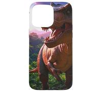 T-rex on the Hunt Dinosaure Coque pour iPhone 15 Pro Max