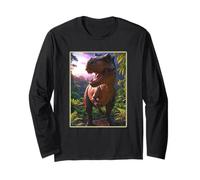 T-rex on the Hunt Dinosaure Manche Longue