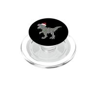 T Rex Pyjama de Noël à Carreaux Buffalo Dinosaure PopSockets PopGrip pour MagSafe