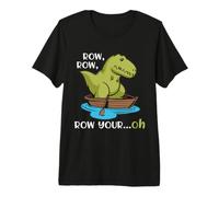 T-Rex Row Your Oh Petit Bras Dinosaure Dino Cool Mignon Drôle T-Shirt Haut de Gamme