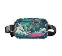T-rex Sac banane multifonction avec sangle réglable pour le shopping, le sport, le travail