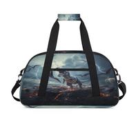 T-rex - Sac de sport dinosaure pour femmes, hommes, enfants, filles, garçons, pour la nuit, le week-end, le voyage, le sport, la gym, la pratique, couleur, 24 L, Organiseur de sac