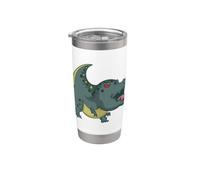 T Rex Screams in the Primeval Times Gobelet isotherme en acier inoxydable double paroi
